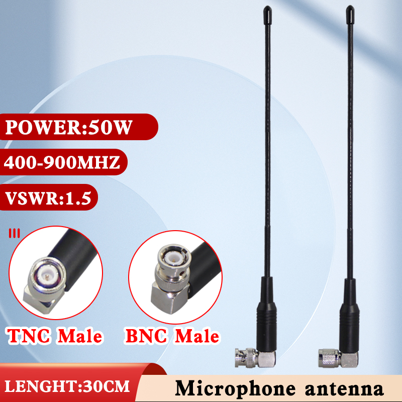 Shure Mic Sm58 - Antena de microfone BNC/TNC UHF para