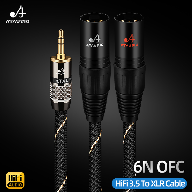 Cabo de Áudio HiFi de Alta Qua - Earphone Splitter Jack avaliação e preço
