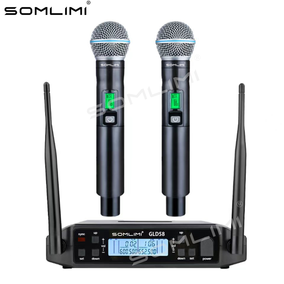 SOMLIMI G24-A58 Microfone Sem  - Shure Mic Sm58 avaliação e preço